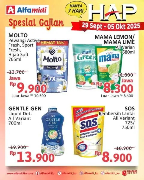 Promo Alfamidi Hemat Satu Pekan Periode 29 September-5 Oktober 2025
