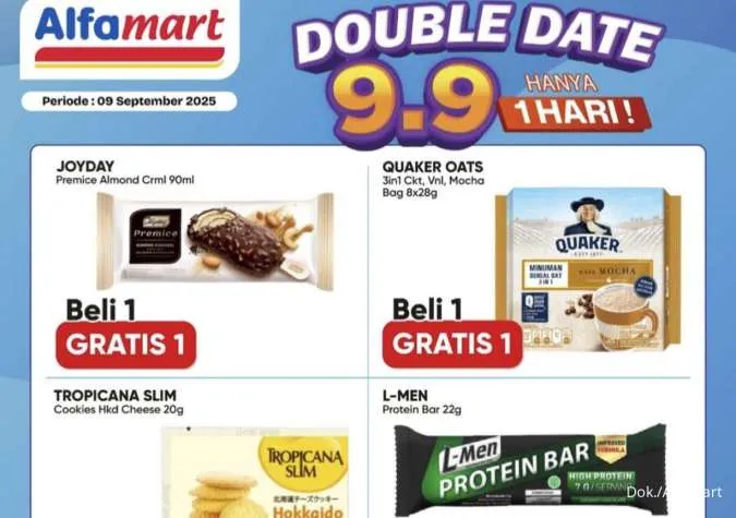 Promo 9.9 Alfamart Periode 9 September 2025, Beli 1 Gratis 1 Es Krim-Cat Food