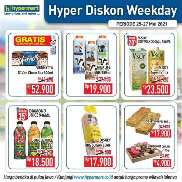 Promo Hypermart weekday 25-27 Mei 2021 