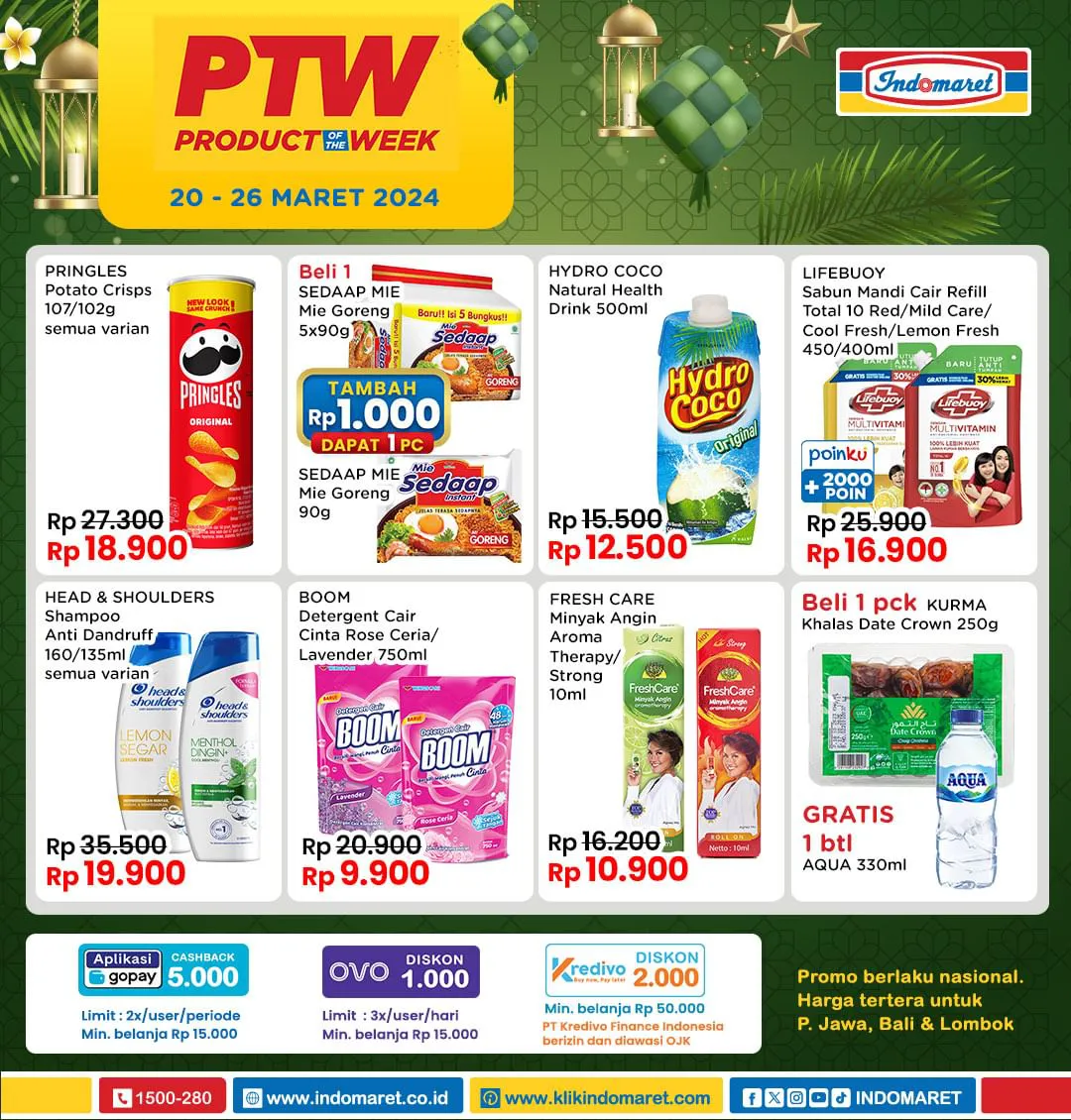Promo PTW Indomaret Periode 20-26 Maret 2024