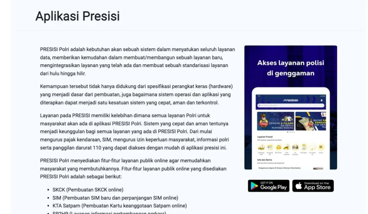 Cara Membuat SKCK melalui Aplikasi Presisi beserta Syaratnya 2023