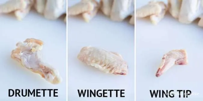 Perbedaan Bagian Sayap Ayam: Drumette, Wingette, dan Wing Tip 