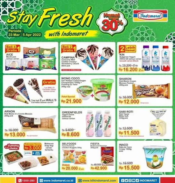 Promo Indomaret Super Hemat Periode 23-29 Maret 2022
