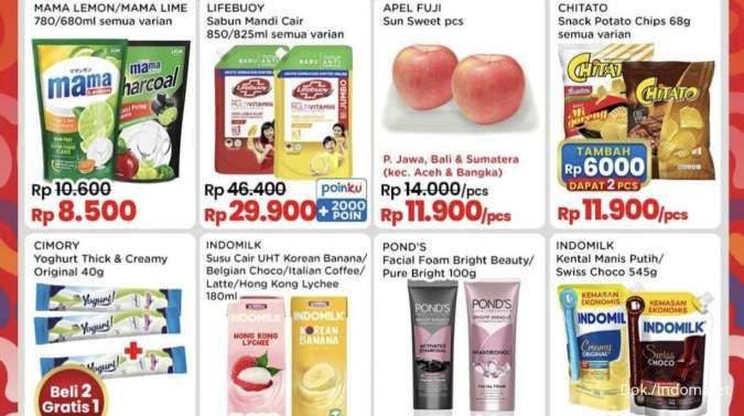 Promo Indomaret Weekend September 2024, Indomilk dan Ponds Facial Foam Harga Spesial