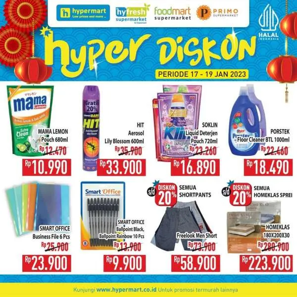 Promo Hypermart Hyper Diskon Weekday Periode 17-19 Januari 2023