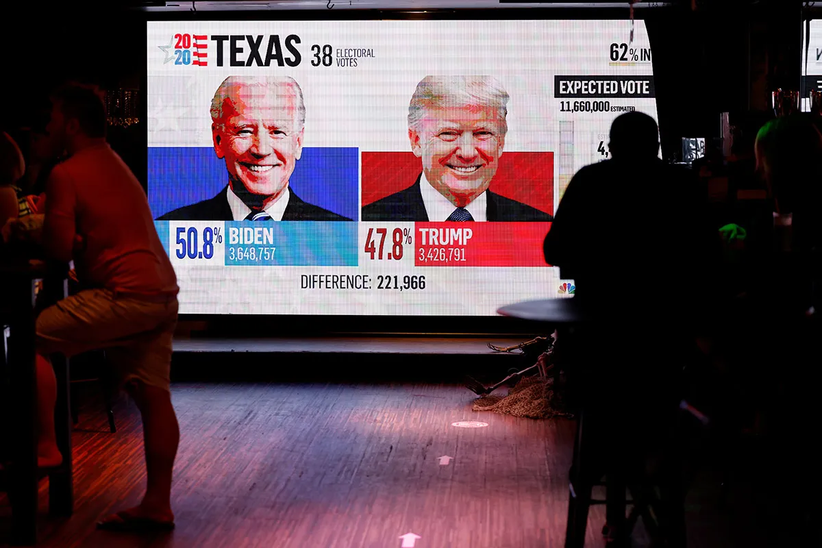 Pemilu AS: Biden optimistis menang, Trump sebut kemenangan besar 