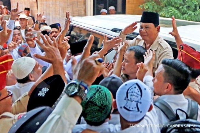 Kalimat takbir dan teriakan Prabowo Presiden menggema di Sampang