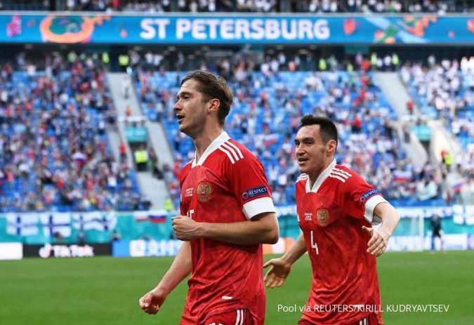 Hasil laga Finlandia vs Rusia di Grup A Euro 2021