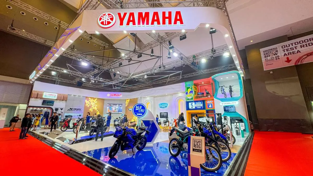 Daya Pikat Booth Yamaha di IIMS 2024, Mulai Varian Warna Baru Hingga Promo Spesial