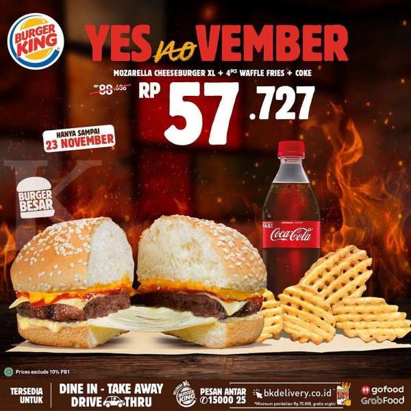 Promo Burger King 16-23 November 2020