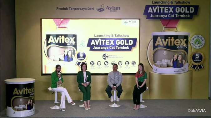Avia Avian (AVIA) Luncurkan Produk Cat Eksterior dan Interior Baru Avitex Gold
