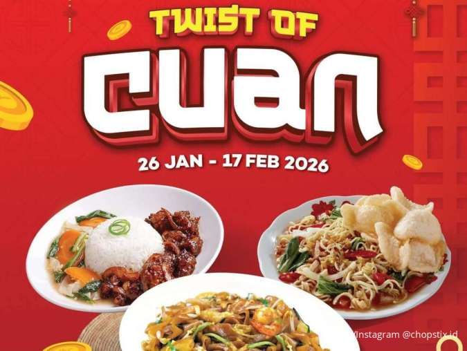 Chopstix Banjir Promo, Bisa Makan Hemat Berdua hingga Bertiga Tiap Hari