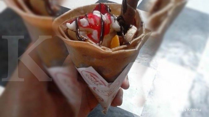 Krenyes-krenyes peluang Crepes Es Krimku