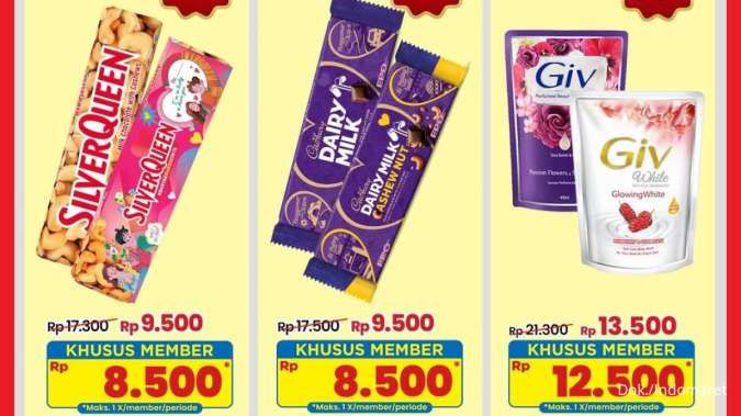 Katalog Promo JSM Indomaret 14-16 Februari 2025, Promo Cokelat Diskon 50%