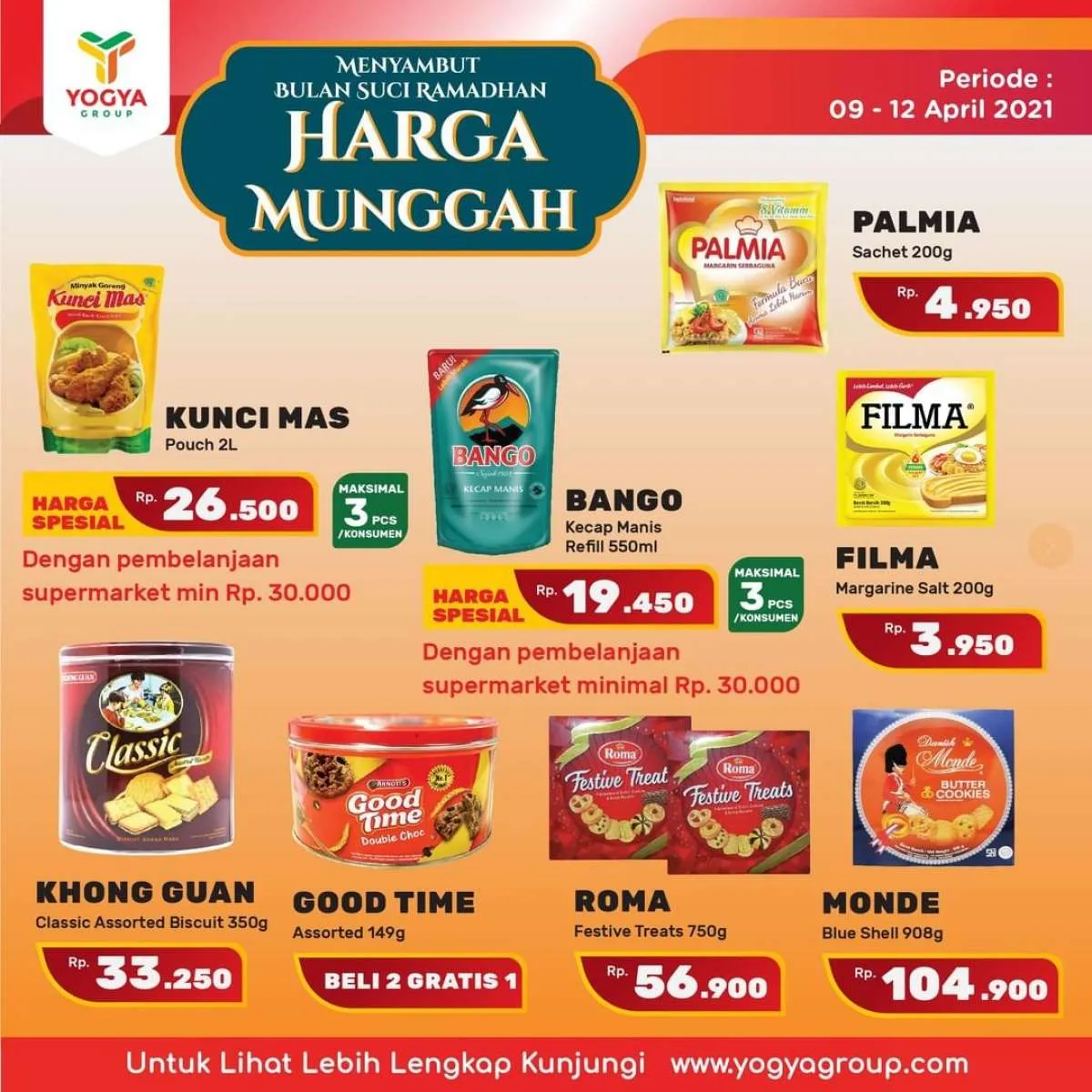 Promo JSM Yogya Supermarket 10 April 2021, ada program Harga Munggah!