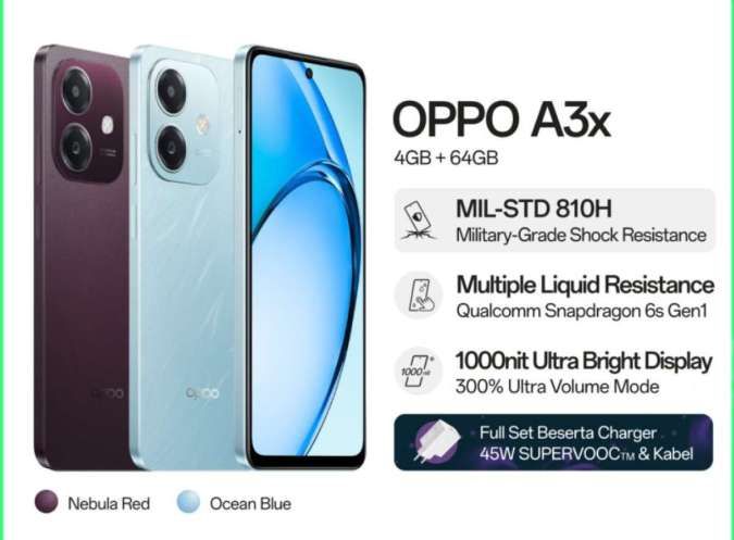 OPPO A3x Indonesia