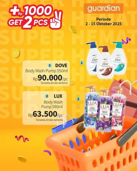 Promo Guardian Super Hemat Periode 2-15 Oktober 2025