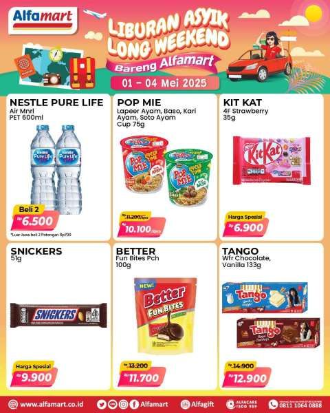 Promo Alfamart Long Weekend 1-4 Mei 2025