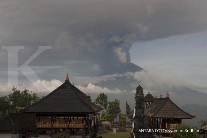 Rp 260 miliar menguap akibat letusan Gunung Agung 