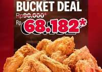 Promo KFC Wing O.R. Bucket Deal, Paket Hemat 7 Potong Sayap Hanya Rp 68.182