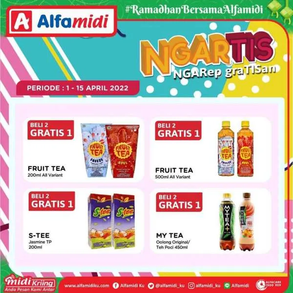 Promo Alfamidi Ngartis (Ngarep Gratisan) Periode 1-15 April 2022