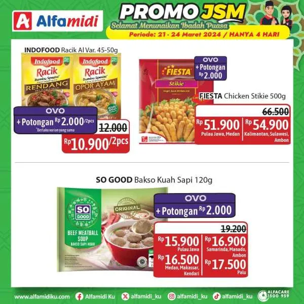 Promo JSM Alfamidi Hanya 4 Hari Periode 21-24 Maret 2024