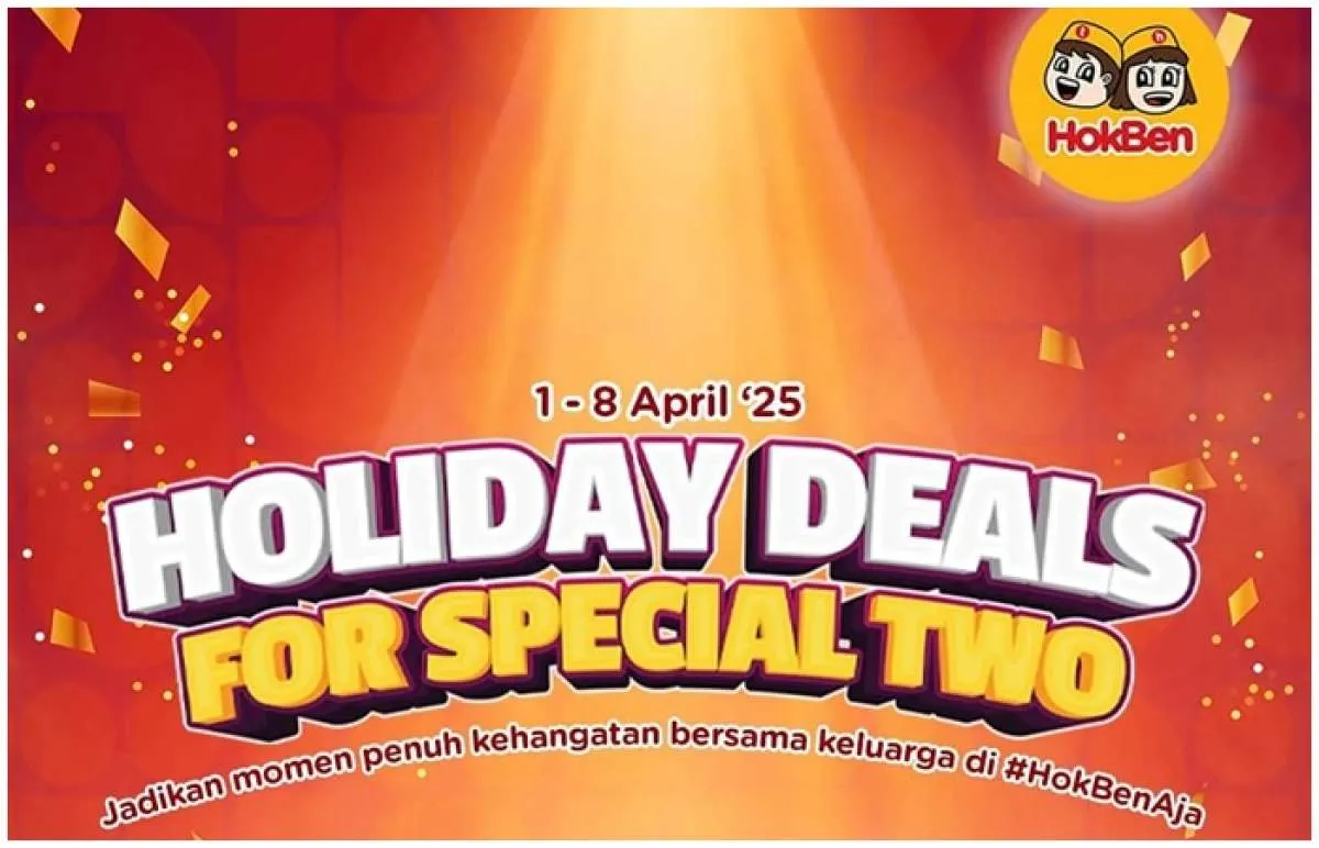 Promo Hokben Holiday Deals 1-8 April, Makan Berdua Mulai Rp 34.000-an Per Orang