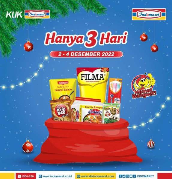 Katalog Promo Indomaret Hanya 3 Hari Periode 2-4 Desember 2022