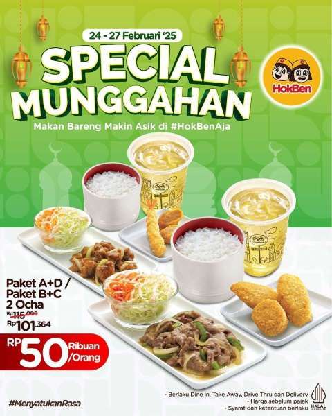 Promo HokBen 24-27 Februari 2025 Spesial Munggahan