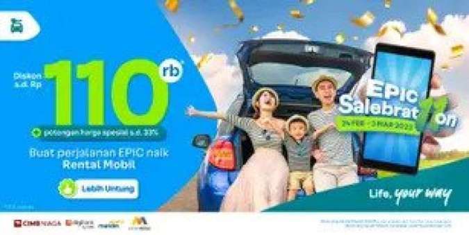 Promo Traveloka EPIC Salebration11on, Nikmati Diskon Rental Mobil Hingga Rp 110.000
