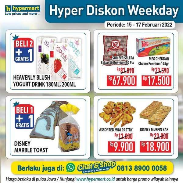 Promo Hypermart 15-17 Februari 2022