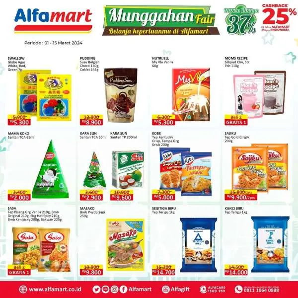 Promo Alfamart Jelang Ramadan Periode 1-15 Maret 2024