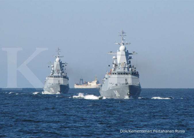 Steregushchiy, kapal korvet multiguna Rusia unjuk gigi dalam latihan perang