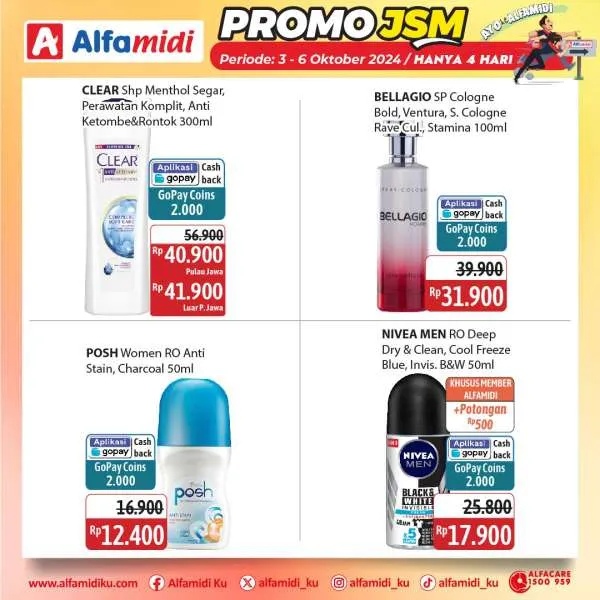 Promo JSM Alfamidi Hanya 4 Hari Periode 3-6 Oktober 2024