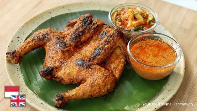 Resep Masakan Ayam Bakar Taliwang dengan Sambal Beberuk Terong Khas Lombok