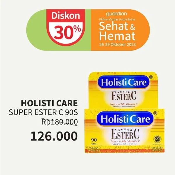 Promo Guardian Sehat & Hemat Hanya 4 Hari Periode 26-29 Oktober 2023