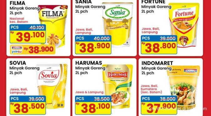 Promo Minyak Goreng di Indomaret Berakhir Besok, Potongan Harga Terbaru di Superindo