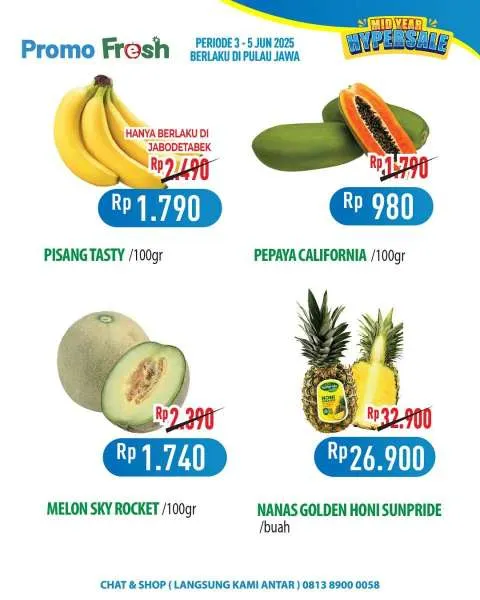 Promo Hypermart Hyper Diskon Weekday Periode 3-5 Juni 2025