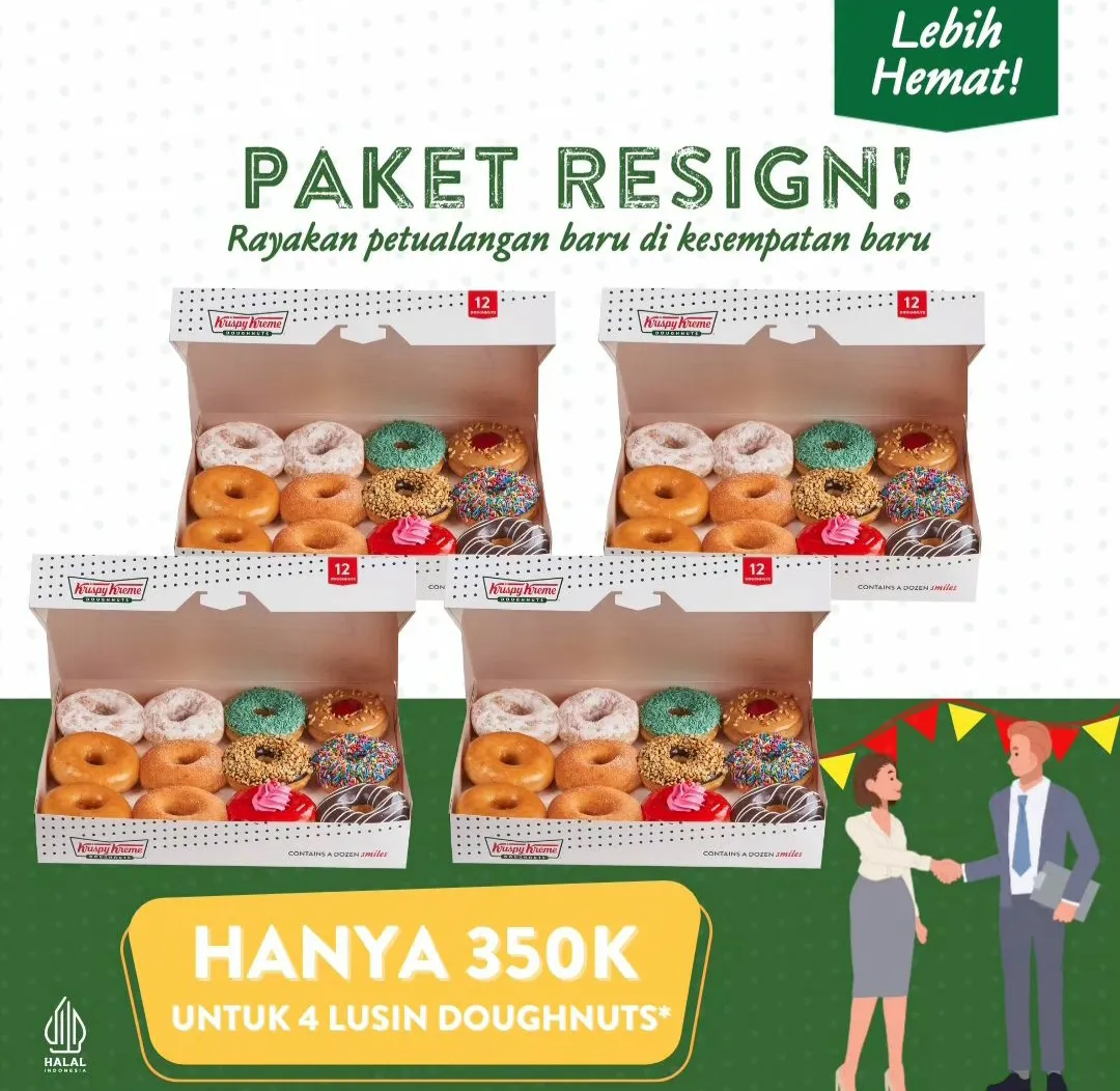 Krispy Kreme paket resign
