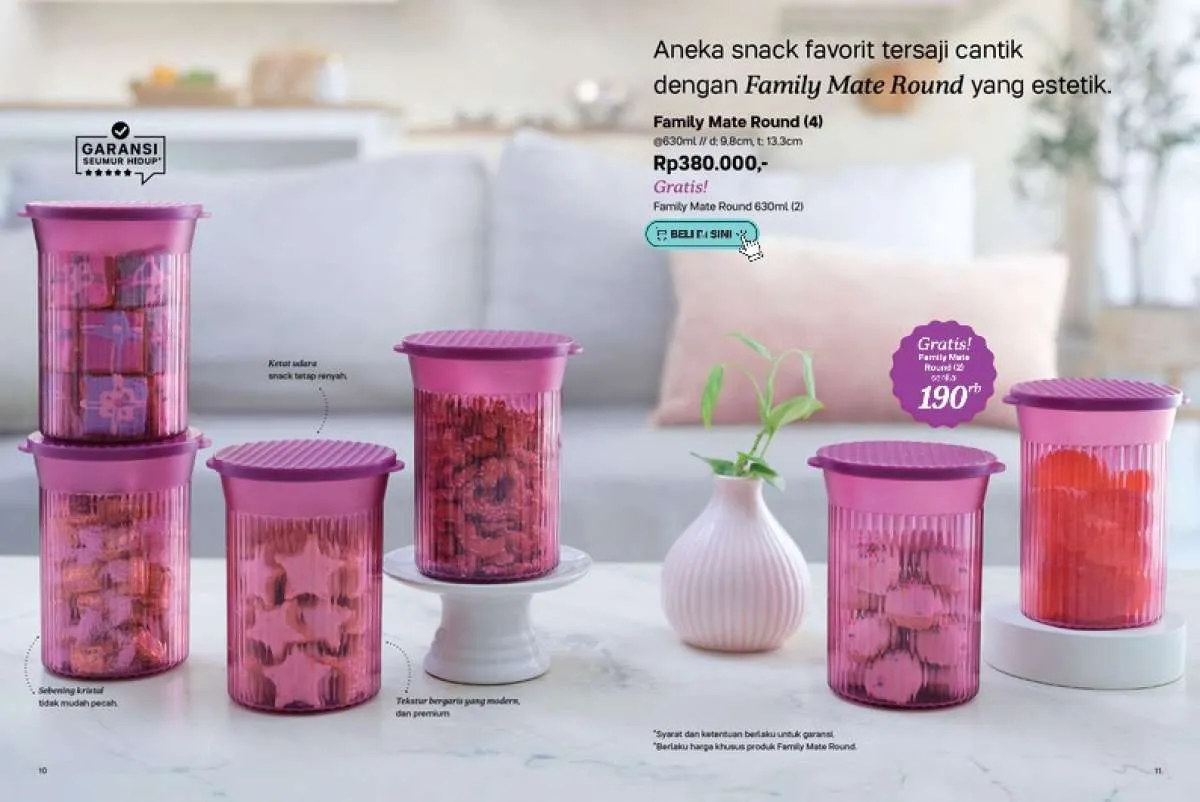 Baru Keluar, Ada Diskon & Produk Gratis Di Katalog Promo Tupperware Desember 2023 