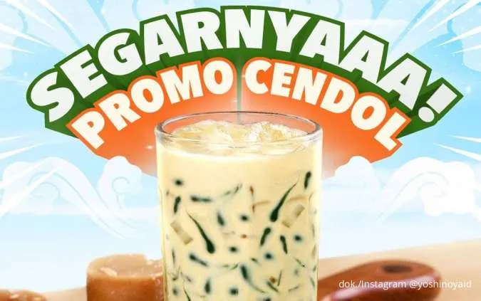Promo Cendol Yoshinoya Diskon 50% untuk Ukuran Cup dan 1 Liter, Persediaan Terbatas