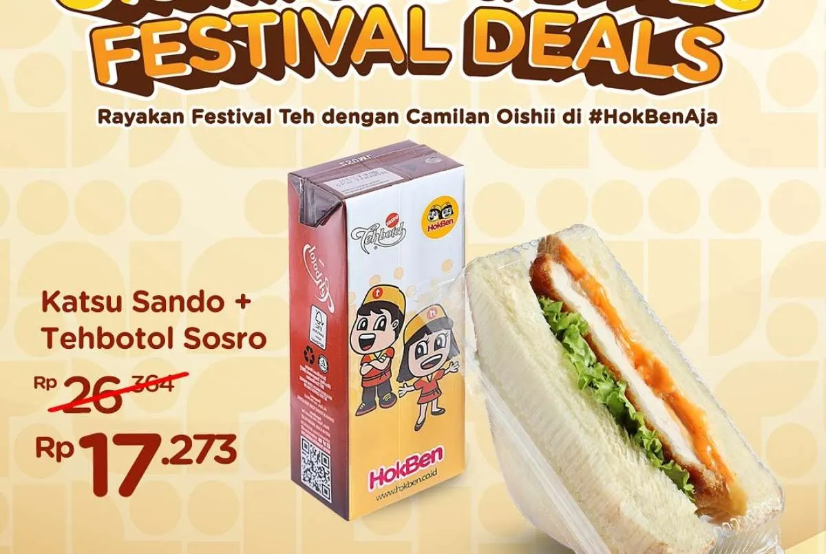 Promo HokBen 23 Mei 2025, Promo Hari Teh Internasional Mulai Rp 17.000 Akan Berakhir