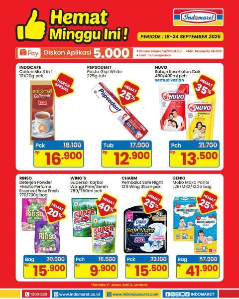 Promo Indomaret 18-24 September 2025 Hemat Minggu Ini