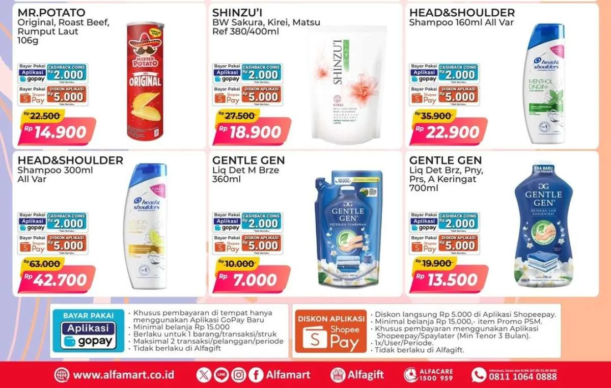 Promo PSM Alfamart Berakhir Hari Ini 23 Agustus 2025, Deterjen Rp 7.000