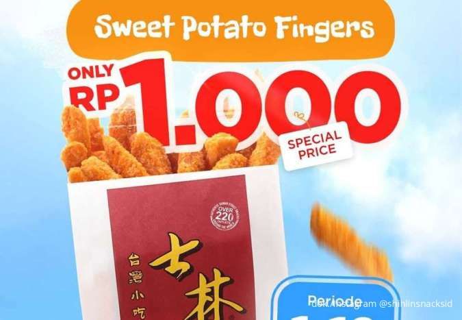  Siap Serbu! Promo Shihlin Sweet Potato Fingers Cuma Rp 1.000, 1-12 Oktober Saja