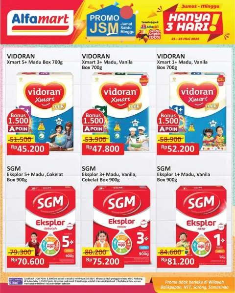 Promo JSM Alfamart 23-25 Mei 2025