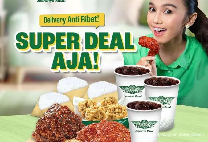 Promo Wingstop Super Deal GrabFood Oktober, Tersedia 6 Paket Mulai Rp 36.000-an