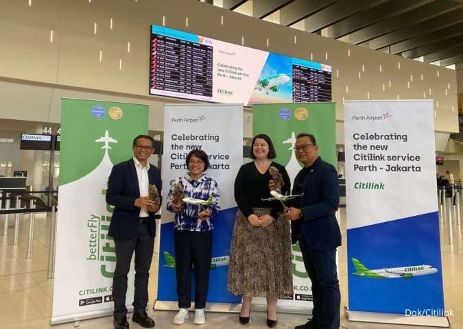 Citilink Luncurkan Penerbangan Perdana dari Jakarta Menuju Perth, Australia