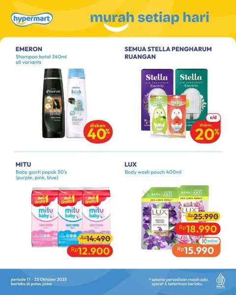 Promo JSM Hypermart Hyper Diskon Weekend Periode 17-20 Oktober 2025