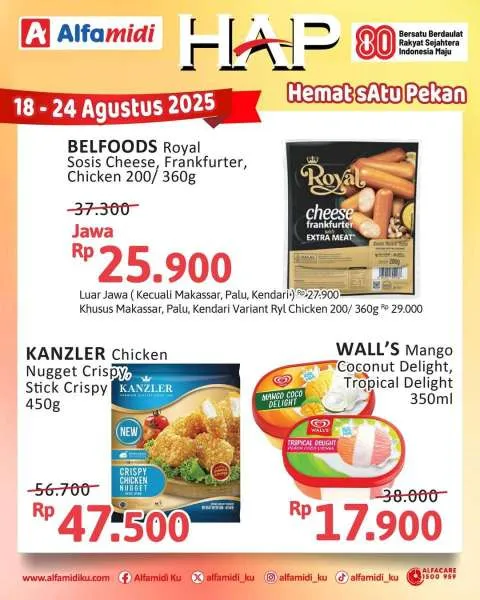 Promo Alfamidi Hemat Satu Pekan Periode 18-24 Agustus 2025
